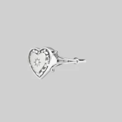 CLASSICS MY DARLING. Heart & Cubic Zirconia Ring - Silver