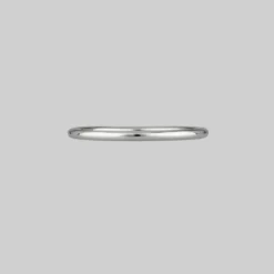 CLASSICS HOPE. Simple Silver Band Ring