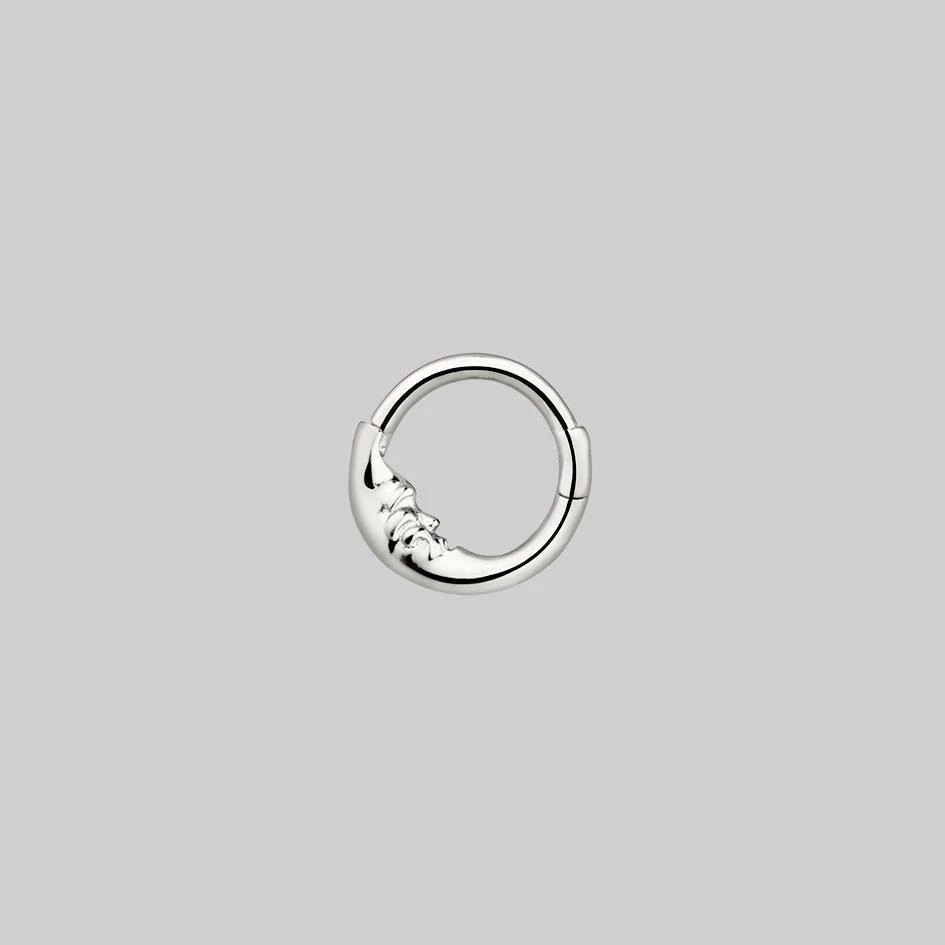 CLASSICS MAN IN THE MOON. Silver Clicker Ring - Septum 1 CLASSICS MAN IN THE MOON. Silver Clicker Ring - Septum