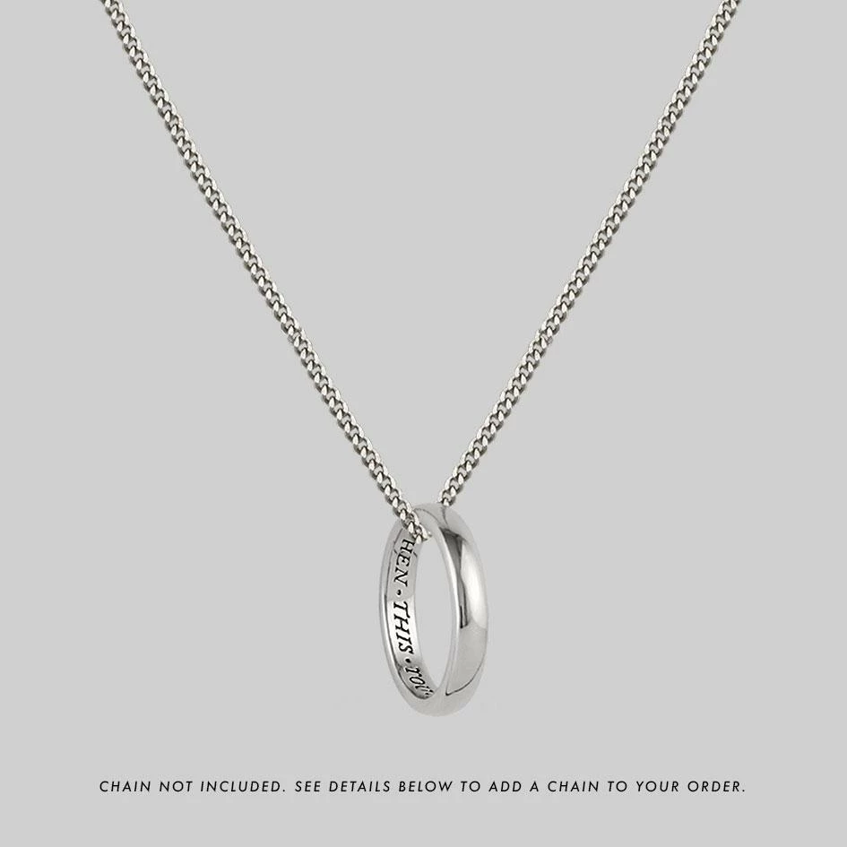 CLASSICS Rings When This You See Remember Me Posie Ring - Silver 6 CLASSICS Rings When This You See Remember Me Posie Ring - Silver