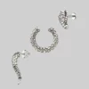 CLASSICS Earrings VEGA. 3 Piece Snake Wrap Earring - Silver
