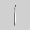CLASSICS REVOLT. Black Spinel Sword Single Earring - Silver