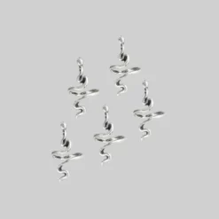 CLASSICS MARTHA. Snake Hair Twists - Silver