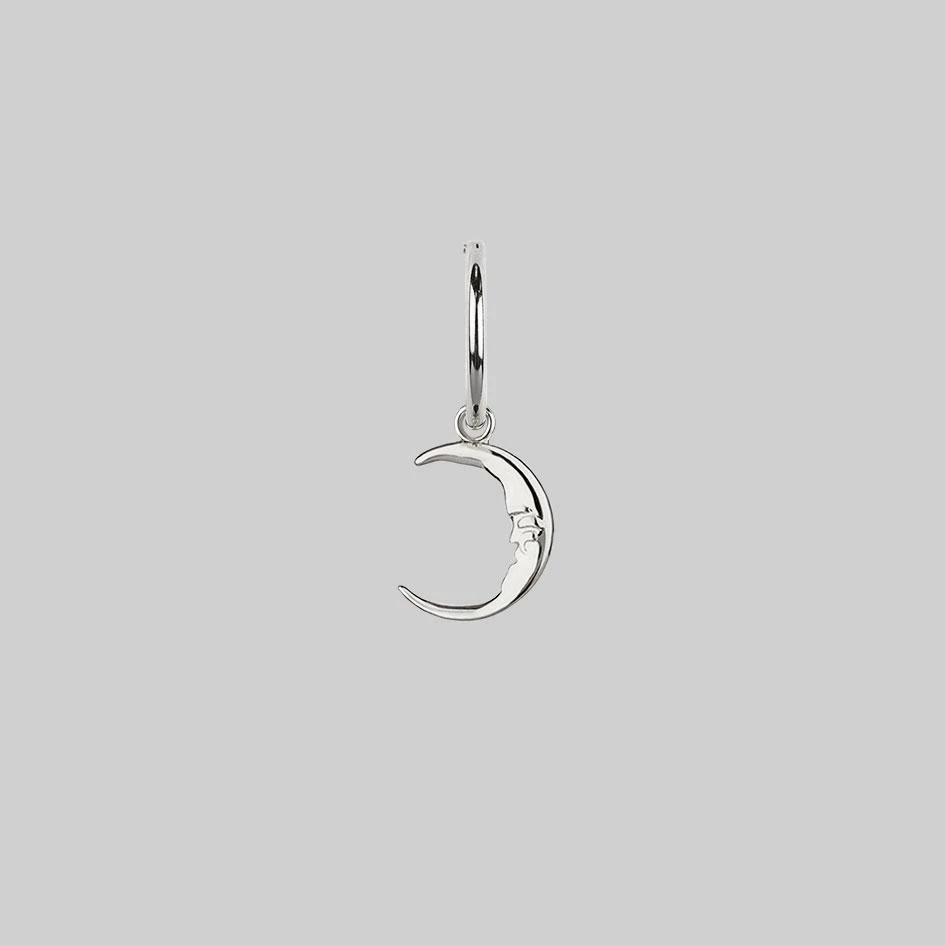 CLASSICS ELIN. Sun & Moon Hoop Earrings - Silver 5 CLASSICS ELIN. Sun & Moon Hoop Earrings - Silver