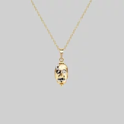 End Of Line REVENANT. Skull Poison Box Necklace - Gold 11 End Of Line REVENANT. Skull Poison Box Necklace - Gold
