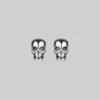 CLASSICS EDIE. Tiny Sterling Silver Skull Studs