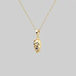 End Of Line REVENANT. Skull Poison Box Necklace - Gold 10 End Of Line REVENANT. Skull Poison Box Necklace - Gold