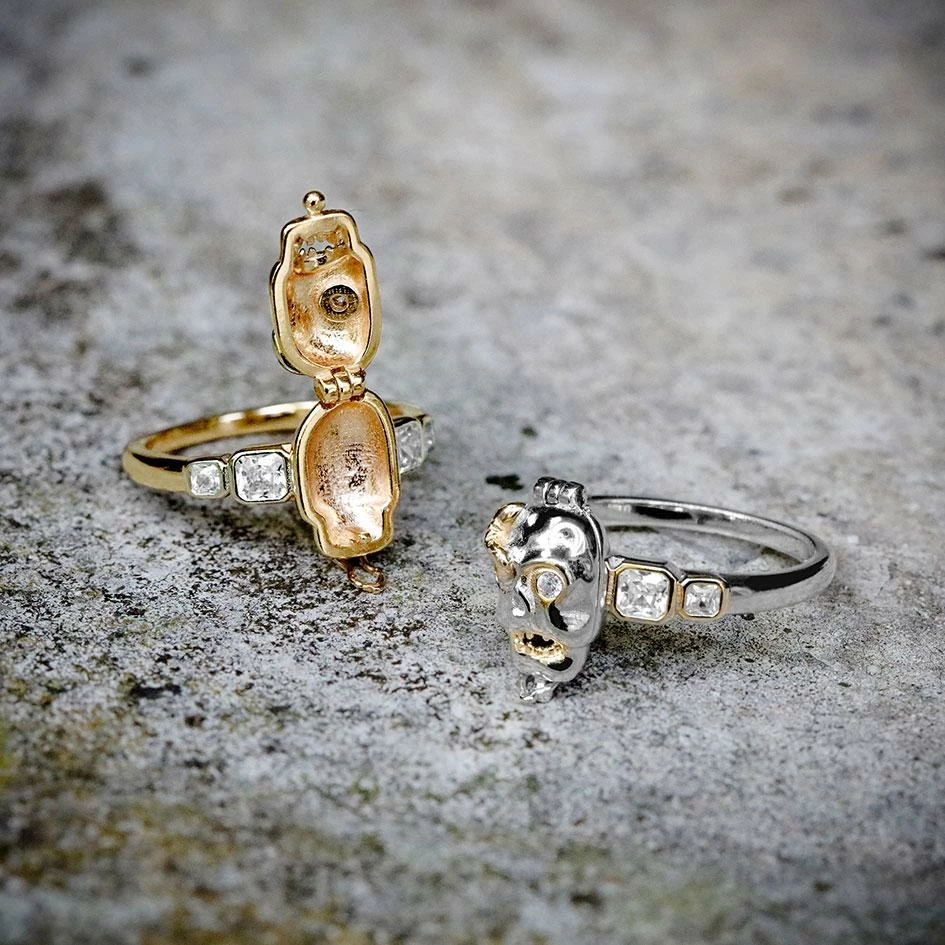 CLASSICS Rings REVENANT. Skull Poison Box Ring - Gold 2 CLASSICS Rings REVENANT. Skull Poison Box Ring - Gold