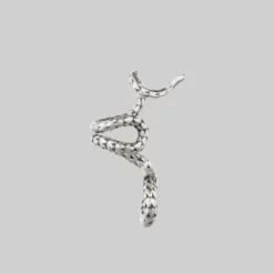 CLASSICS MINERVA. Snake Ear Wrap Cuff - Silver