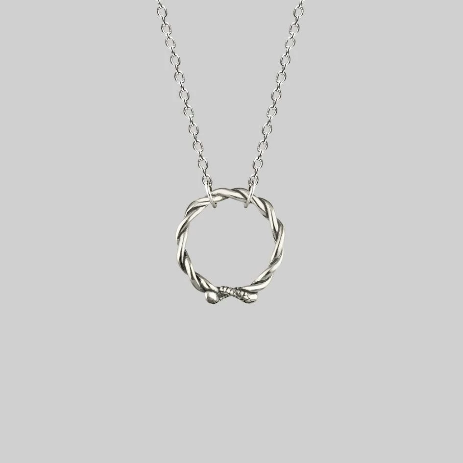 AW21 Necklaces & Chains DEVISE. Double Headed Snake Twist Necklace - Silver 2 AW21 Necklaces & Chains DEVISE. Double Headed Snake Twist Necklace - Silver