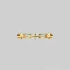 CLASSICS LUCIA. Spiked Chain Ring - Gold