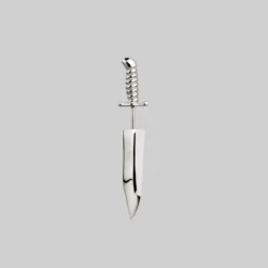 CLASSICS TORN. Short Dagger Single Earring - Silver Earrings
