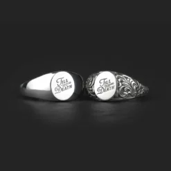 CLASSICS TILL DEATH. Promise Signet Ring Promise Rings