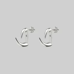 CLASSICS FAWN 2. Two Claw Talon Earrings - Silver