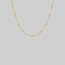 End Of Line Necklaces & Chains JADE. Sunburst Chain - Gold