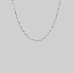 CLASSICS Necklaces & Chains HARPER. Zig-Zag Chain Collar Necklace - Silver