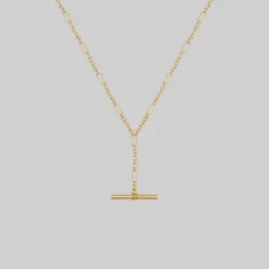 End Of Line Necklaces & Chains The T-Bar Chain - Gold