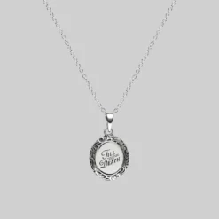 CLASSICS TILL DEATH. Promise Medallion Pendant Necklace