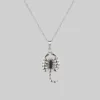 CLASSICS VELES. Scorpion Onyx Necklace - Silver