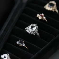 CLASSICS The Black Velvet Coffin Ring Case