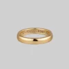CLASSICS Rings When This You See Remember Me Posie Ring - Gold