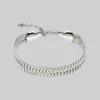 CLASSICS Bracelets MARISE. Extra Wide Curb Chain Bracelet - Silver