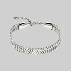 CLASSICS Bracelets MARISE. Extra Wide Curb Chain Bracelet - Silver